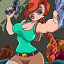 JESSICA RABBIT as LARA CROFT