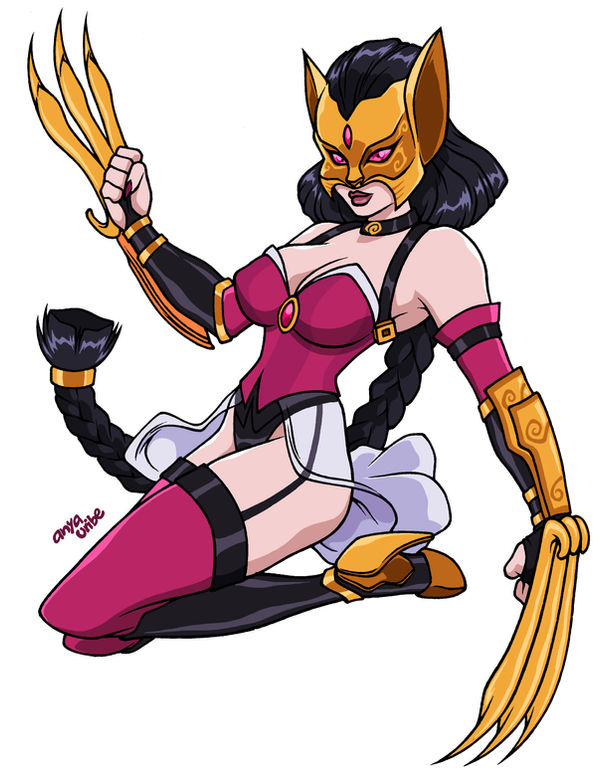 GASLIGHT CATWOMAN WIP by AnyaUribe