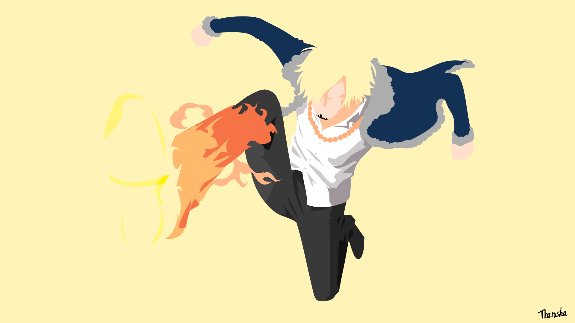 Vinsmoke Sanji Diable Jambe Minimalist By Tharu97 On Deviantart Vinsmoke Sanji Diable Jambe Minimalist By Tharu97 On Deviantart