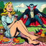 Dracula picnic with blonde