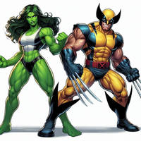 She-Hulk Wolverine