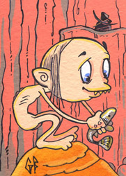 LOTR GOLUM sketch Card