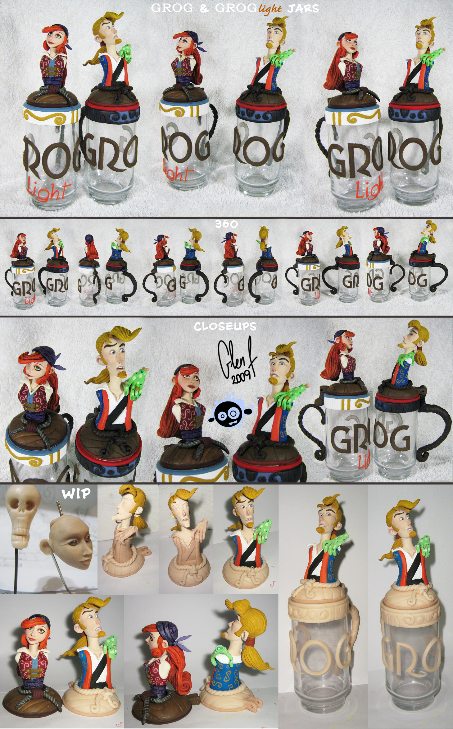 Monkey Island Sculpts