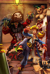 Monkey Island 2 Fanart by Axigan