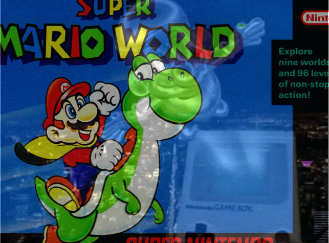 Super Mario world and Gameboy combine
