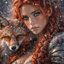 When Fire Walks Through Snow.... RED SONJA