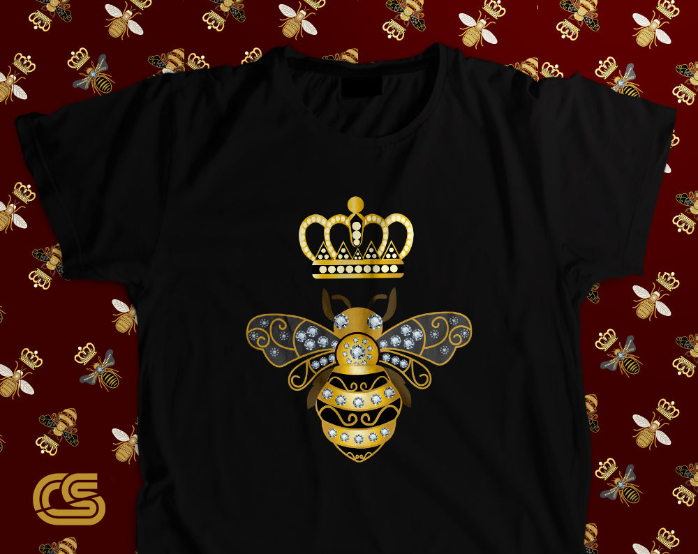 Måling jeans Egetræ Queen Bee Shirt - Vintage Gucci Shirt by CreativeShirts on DeviantArt