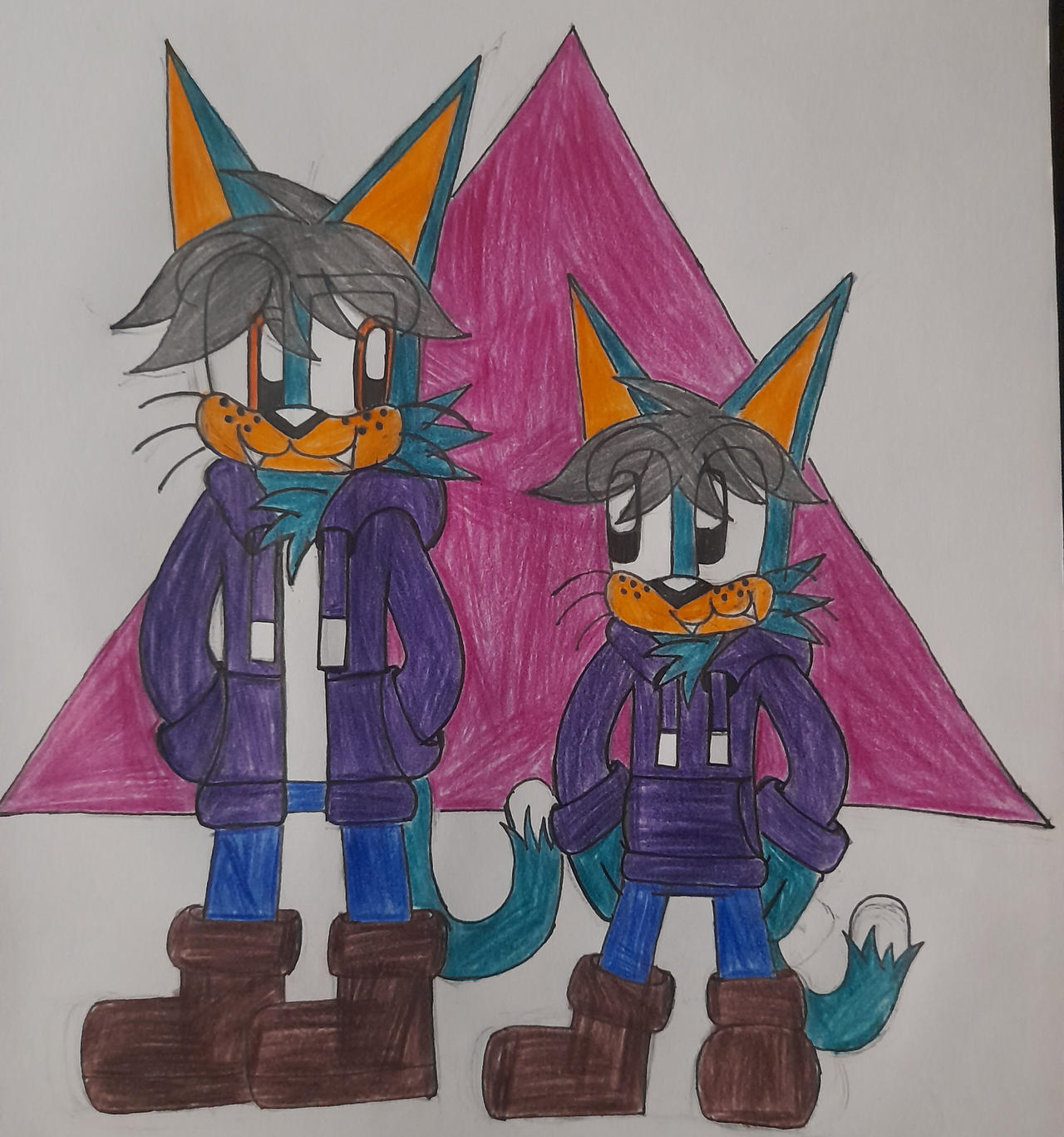 Classic and Modern - Alex the Cat by BlueHedgieFox on DeviantArt