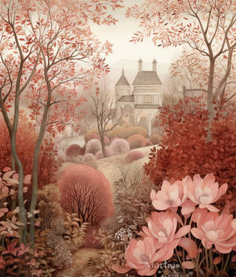 Autumn fairy landscape