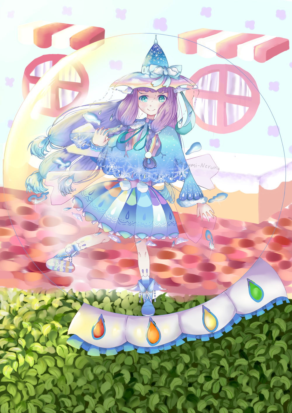 Anime Girl In Snow Globe