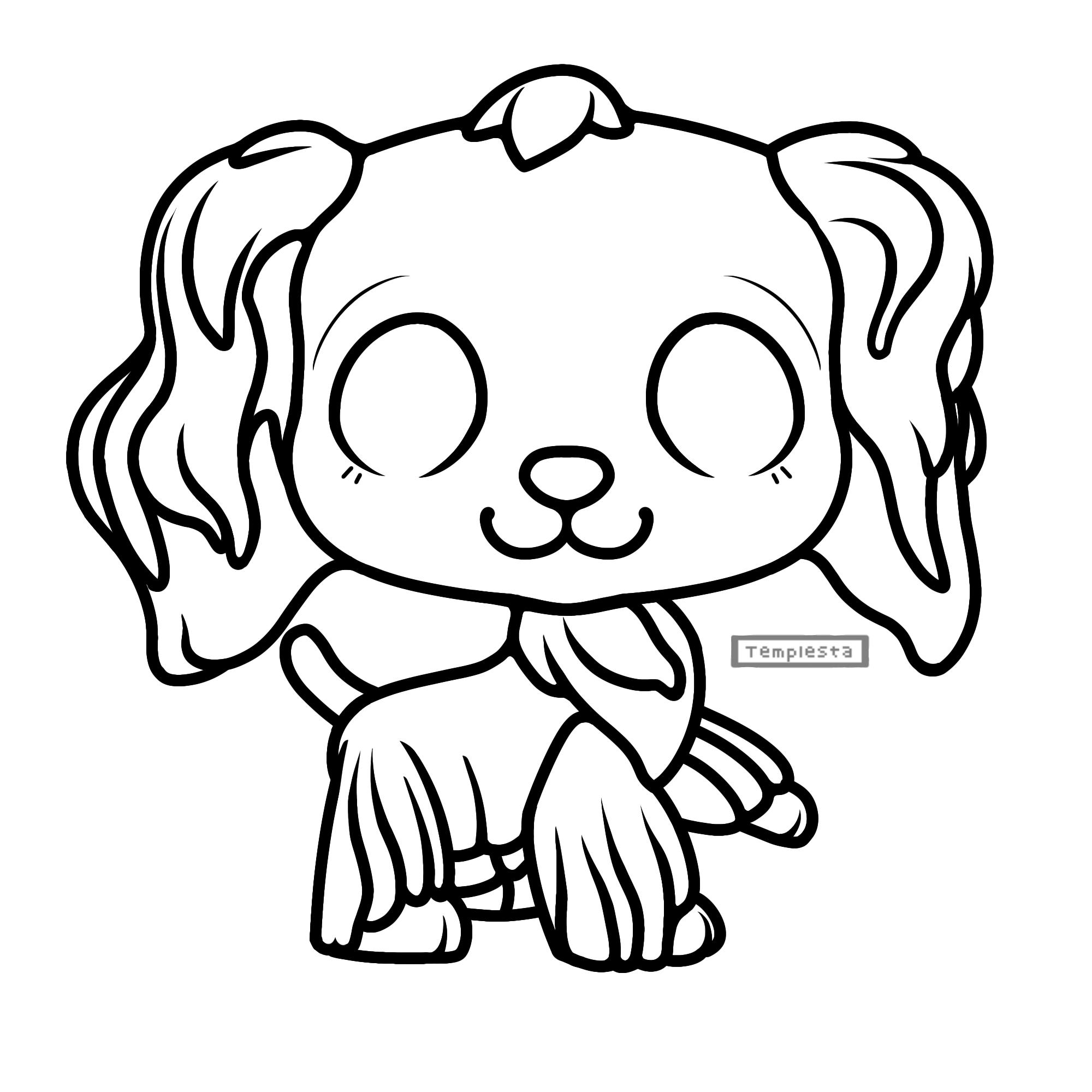 Lps cockerspaniel template by LpsTemplates2 on DeviantArt