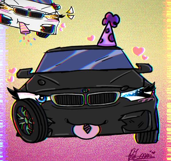 birthday BMW (redraw)