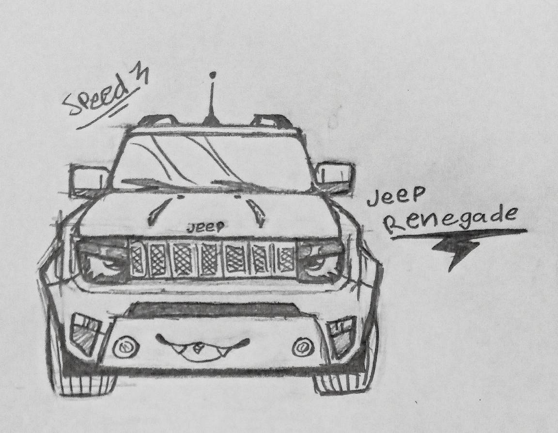the jeep renegade (sketch)