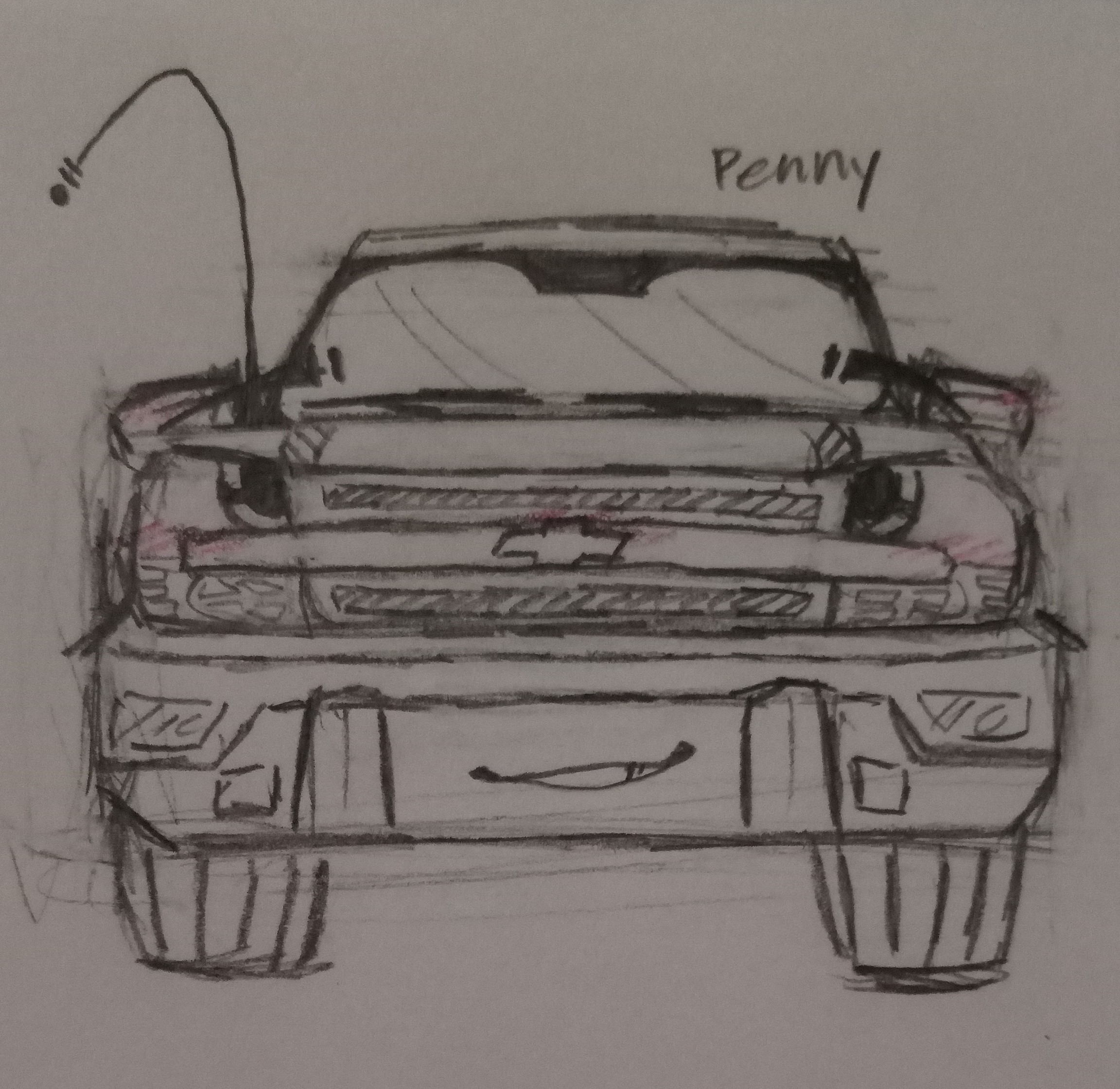 Penny (my aunt's trailblazer)