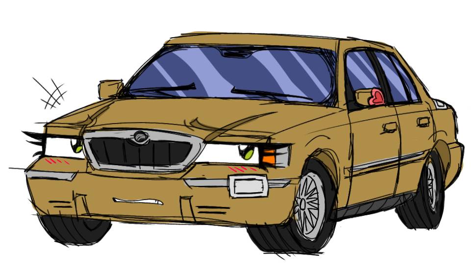 Klara sketch (colored)