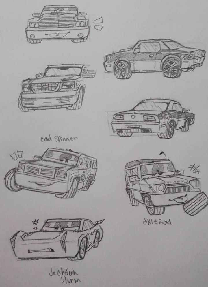 Doodle page (pixar cars)