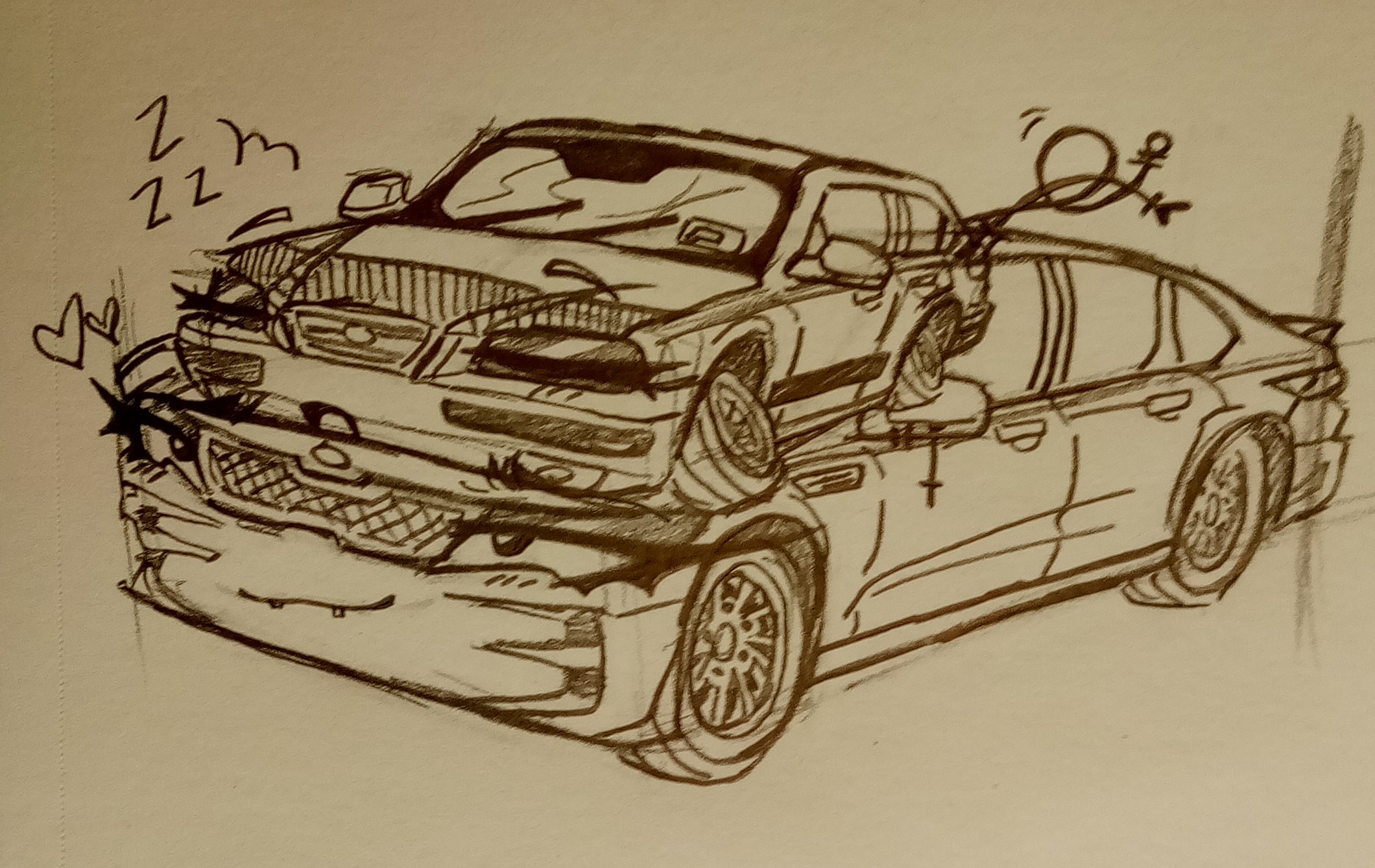 Tired Hyundai (fanart)