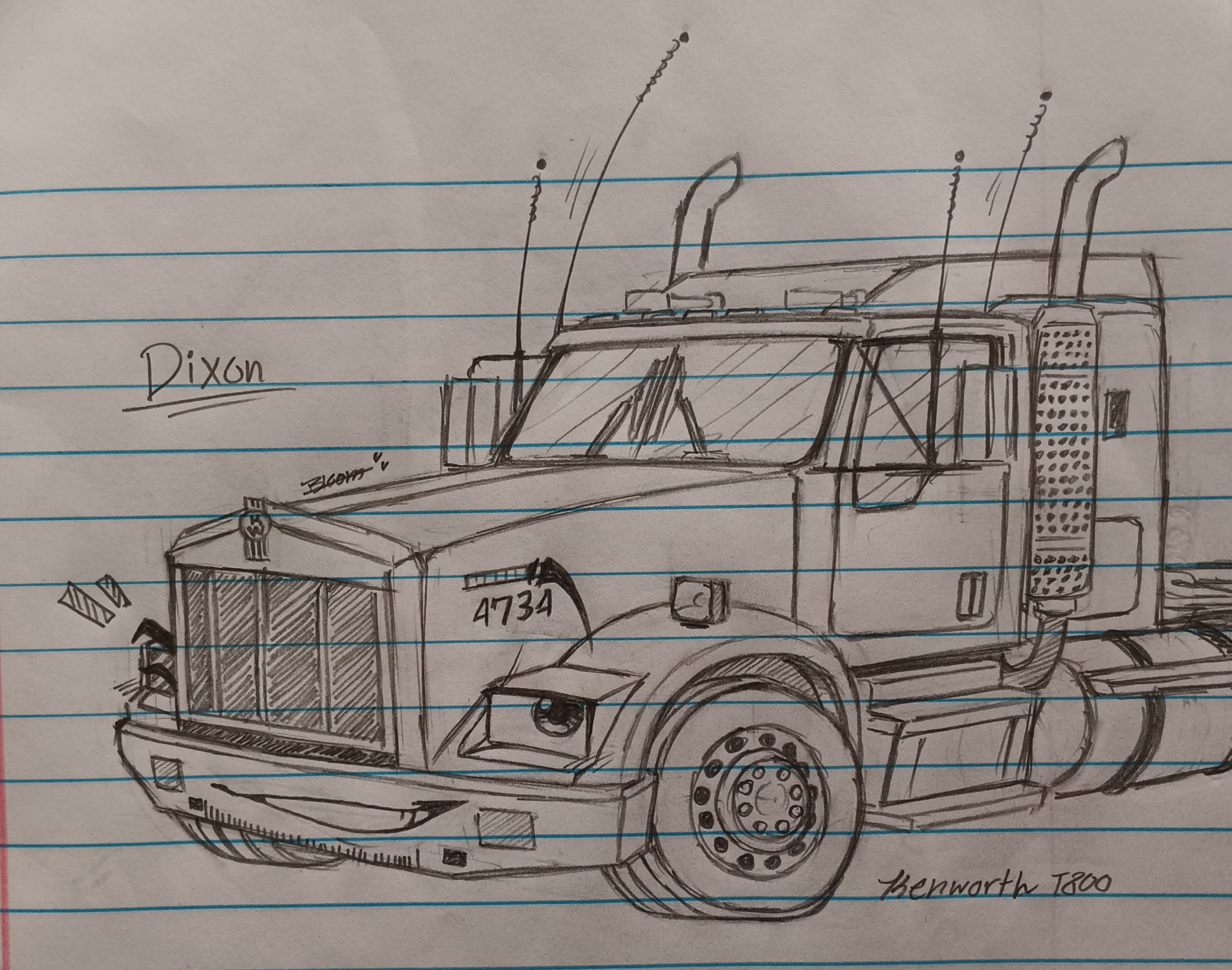 Big ol' Kenworth Boy