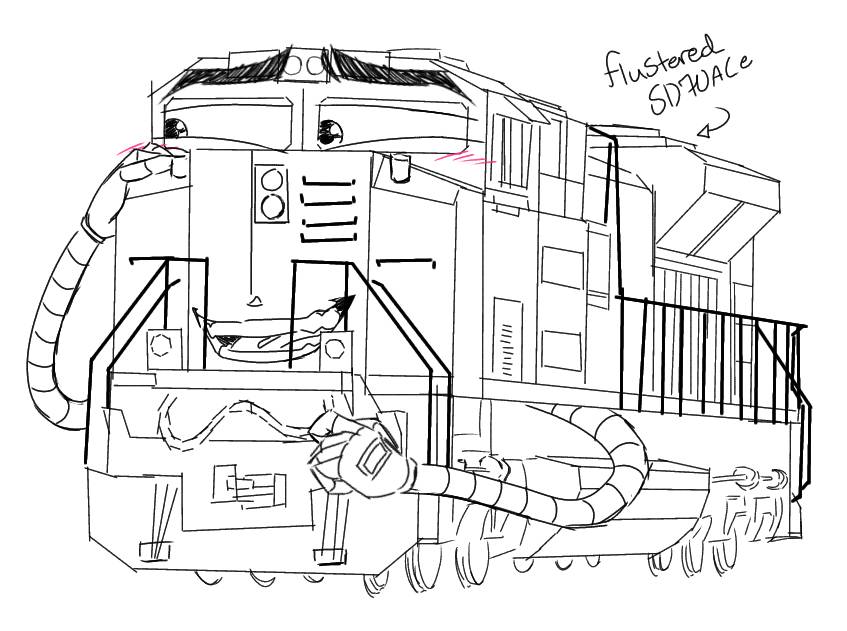 Flustered Cinder (Doodle)