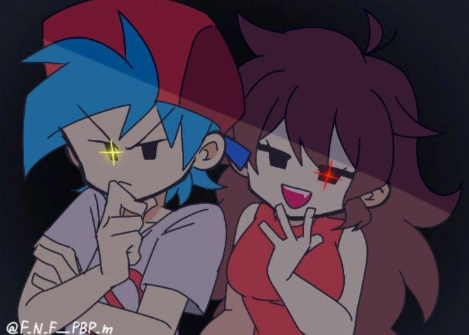 Bf and gf fnf by elishark on DeviantArt