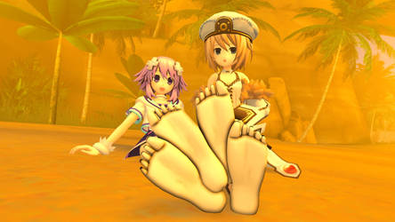 Neptune's and Blanc soles show off