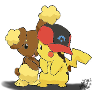 Pikachu and Buneary