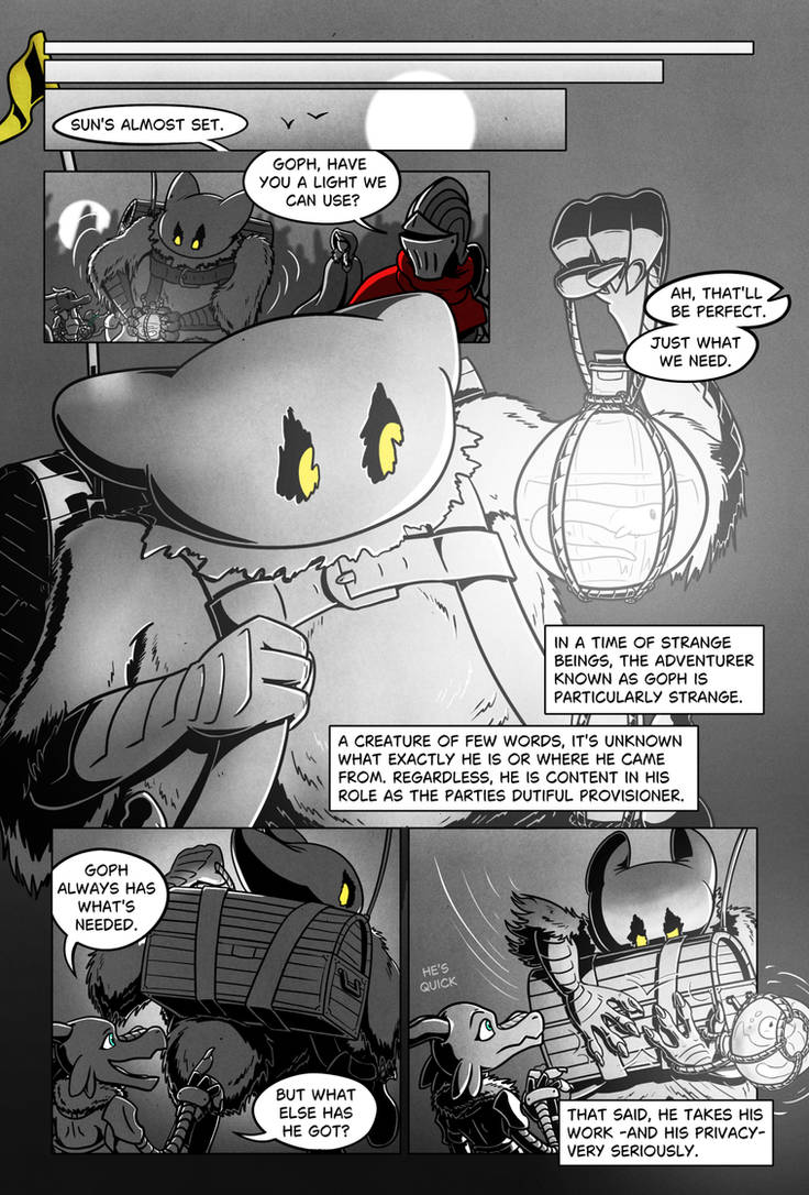 Gopd Deviantart Files Adventuring Party pg 2 - Goph by Vaguescribbles on DeviantArt