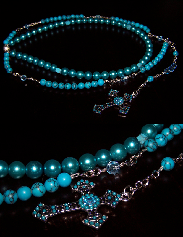 teal rosary