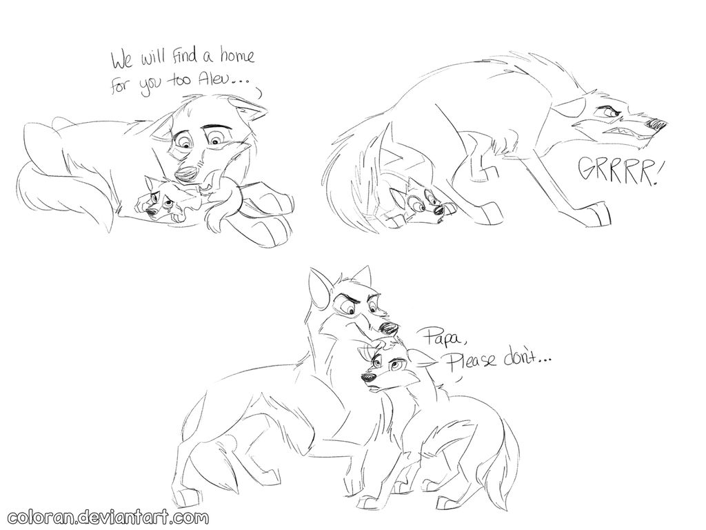 Balto and Aleu Sketches 2