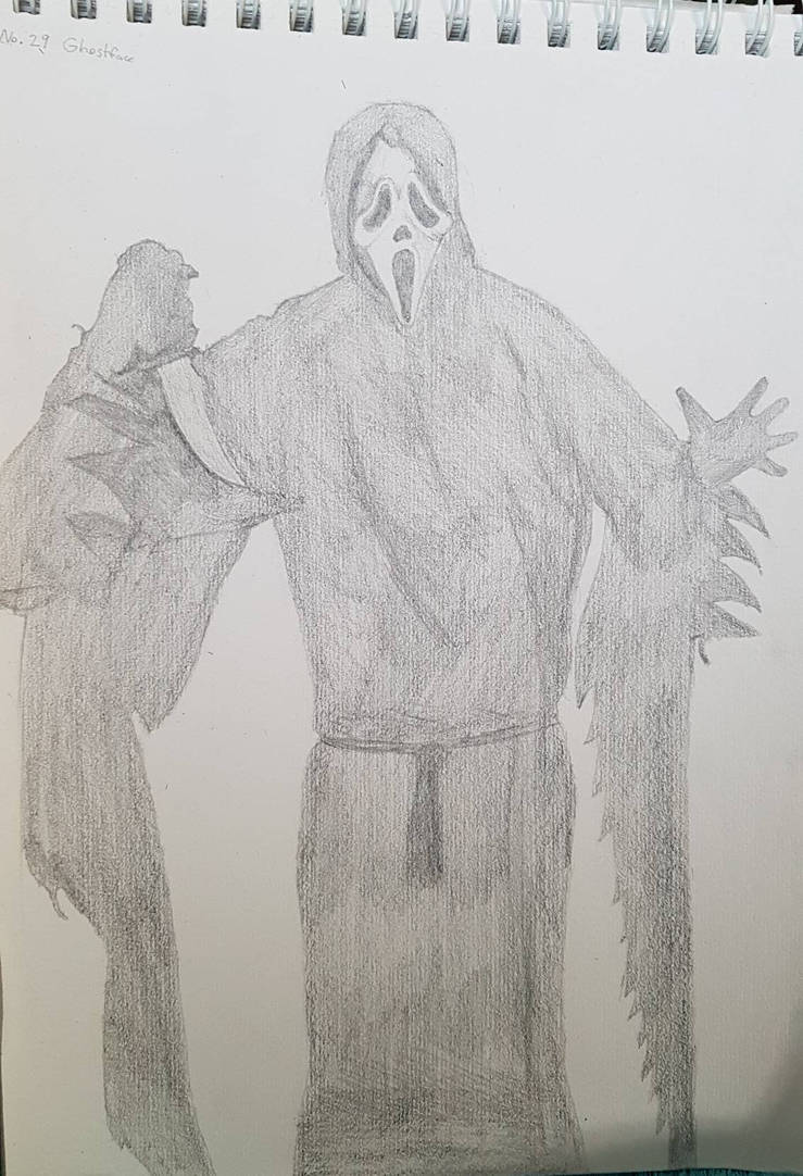 Bonus Slasher Drawing: Ghostface by ChaliceOfSouls on DeviantArt