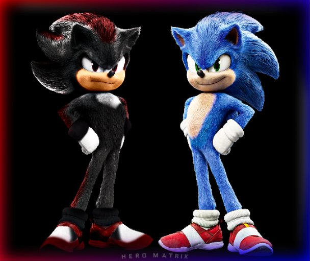 SONIC AND SHADOW by DOMREP1 on DeviantArt