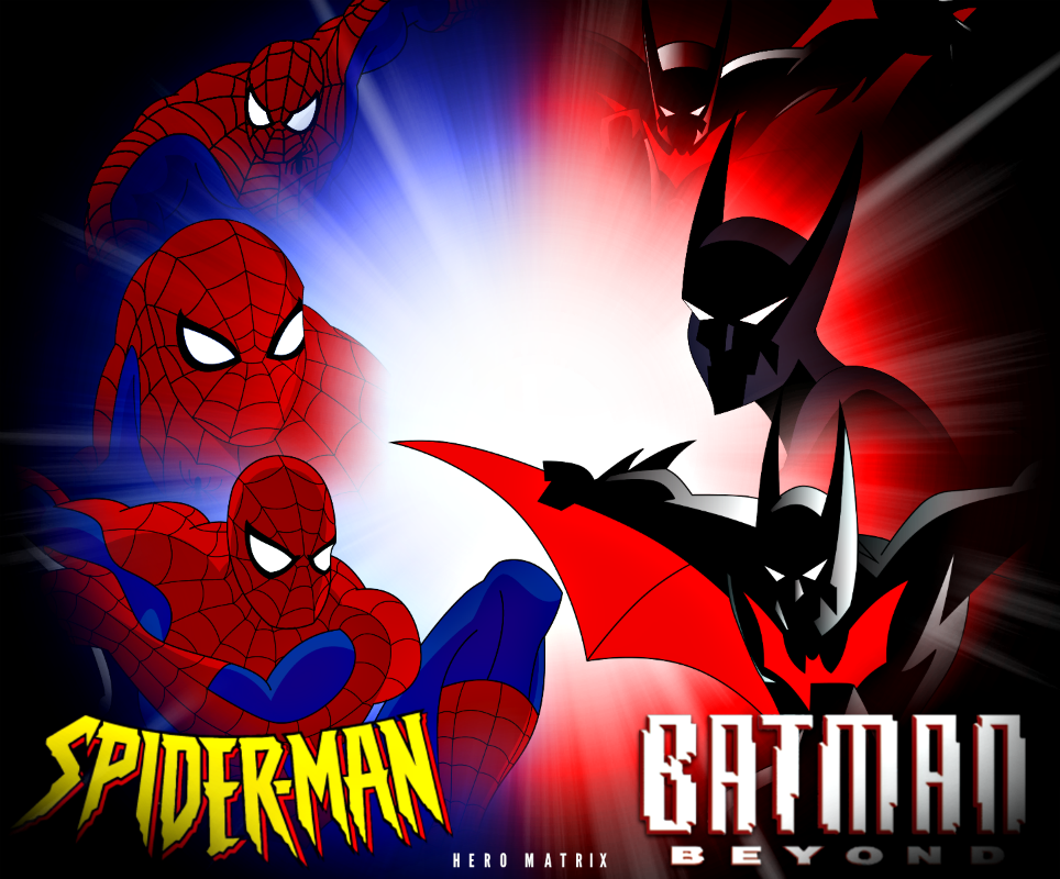 BATMAN BEYOND AND SPIDER-MAN by DOMREP1 on DeviantArt