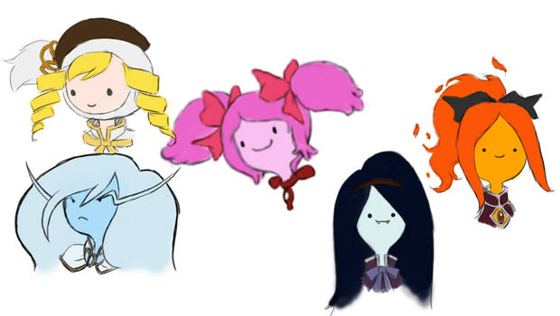 Adventure Time x Puella Magi Magica Madoka