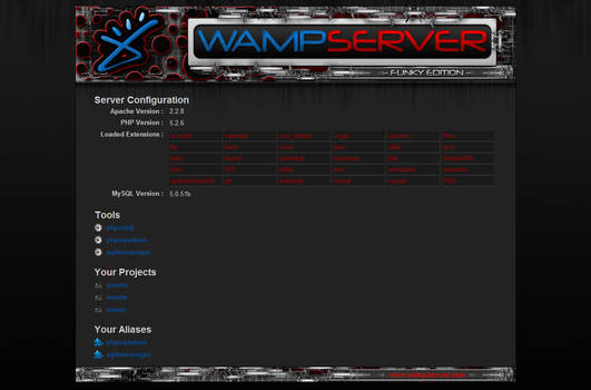 WAMP Server - Localhost Skin