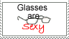 Glasses stamp by Saga-kupo