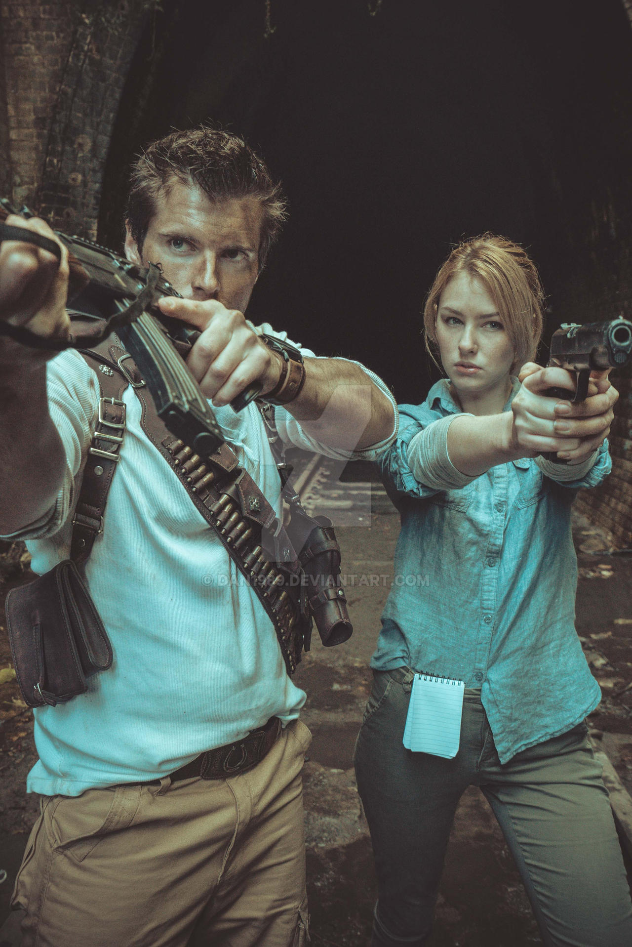 Uncharted - Nathan Drake + Elena Fisher #40 by dan1989 on DeviantArt