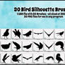 30 Bird Silhouette Brushes
