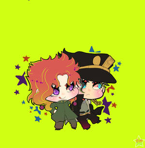 jotaro kujo and noriaki kakyoin