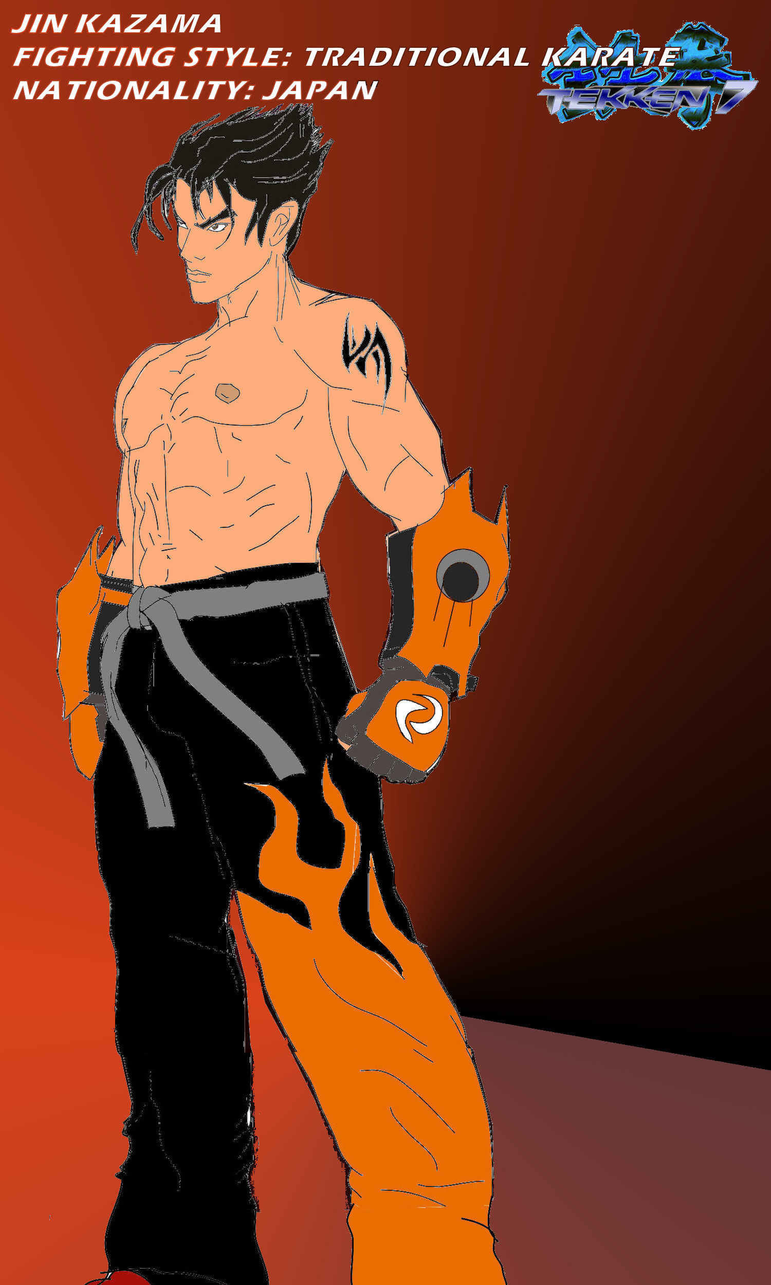 Jin Kazama Tekken 7 by vinmoawalt on DeviantArt