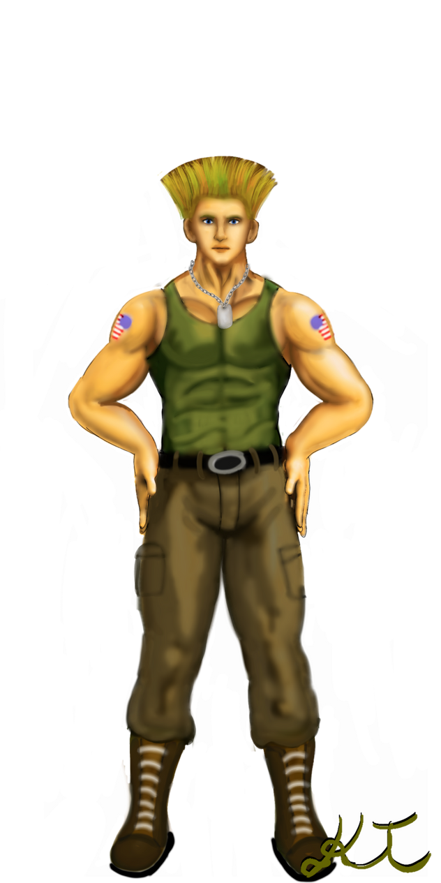 Guile - Street Fighter - Front View Panel by LA-Laker on DeviantArt