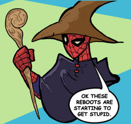 I put on my Spider-Wizard hat