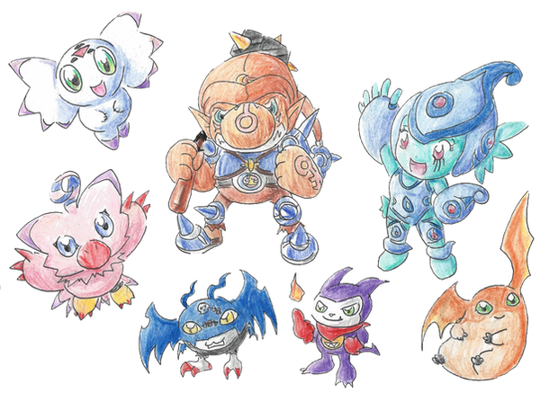 Chibimon by Myaco on DeviantArt