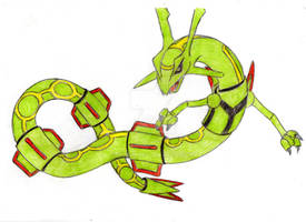Rayquaza colored