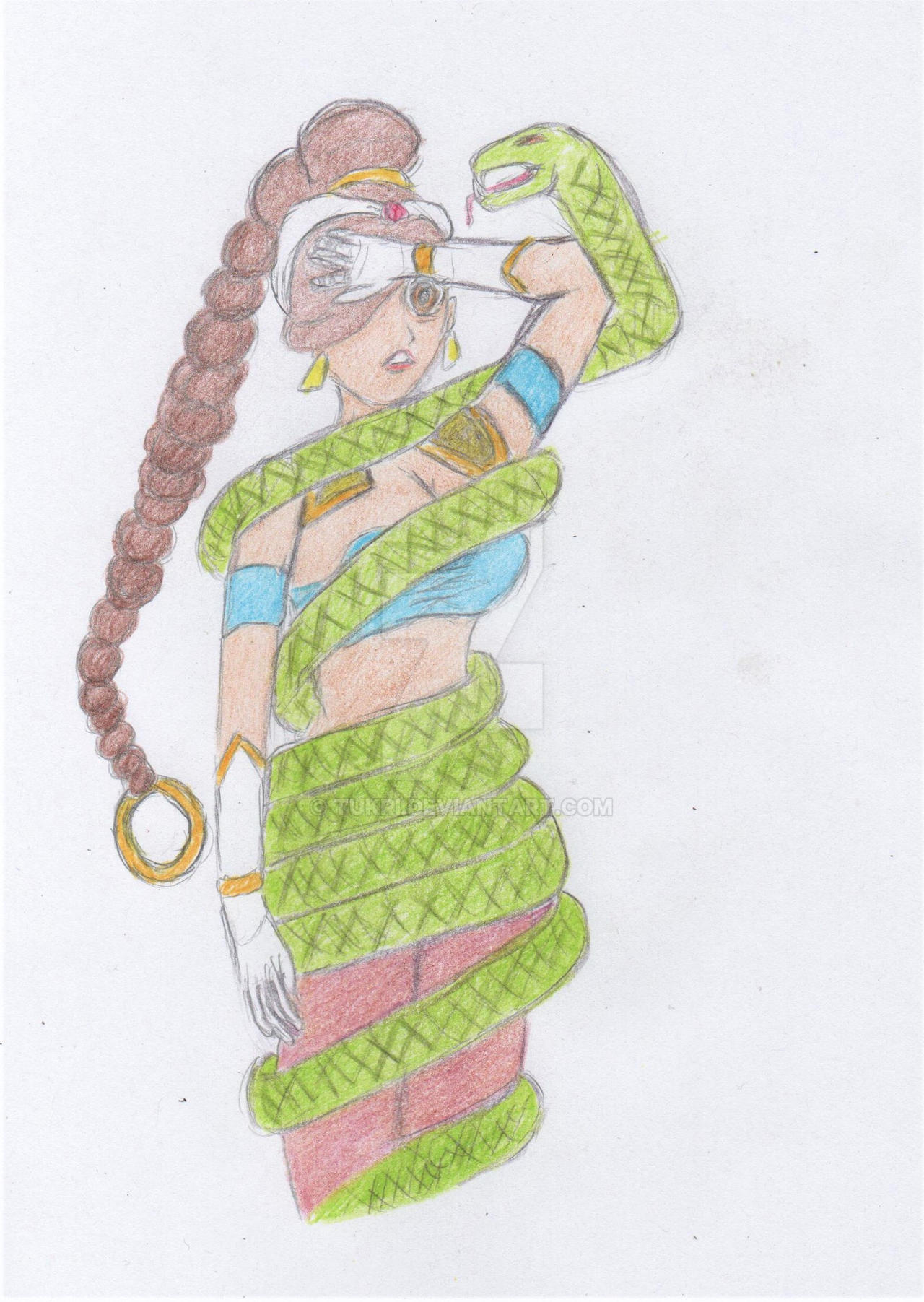 Snake wrapped rouge