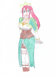 Viivi as Leafa (sao)