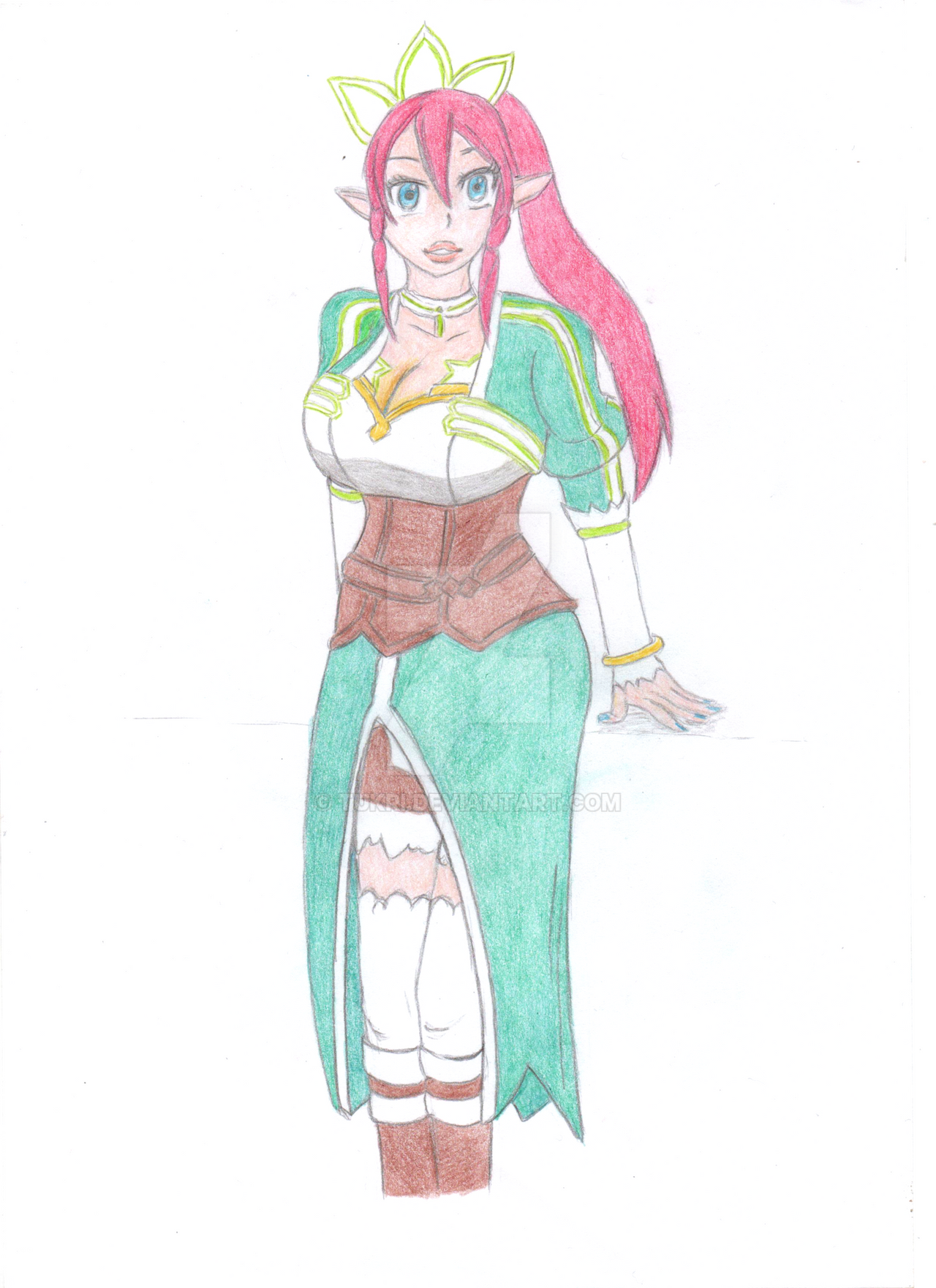 Viivi as Leafa (sao)