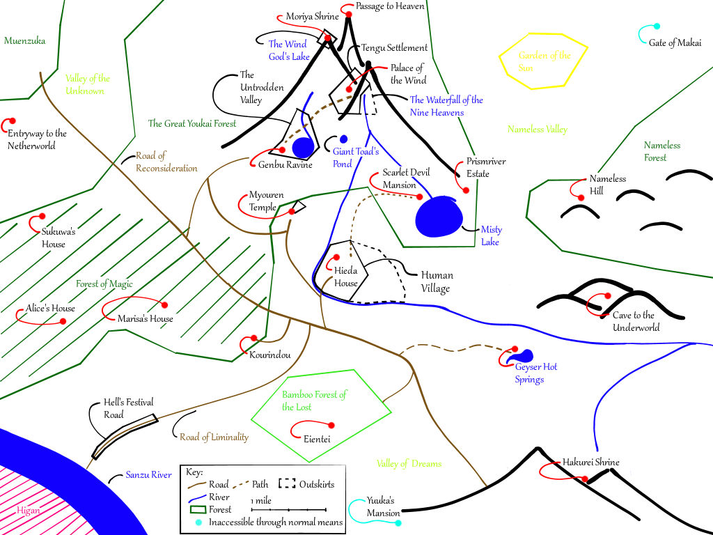 Gyoki Type Map Map - Legacy of a Different Gensokyo by aranicar on DeviantArt