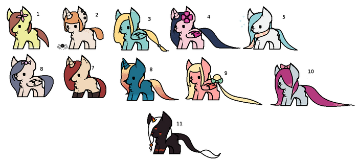 Chibi ponies adoptables [1/10 open]