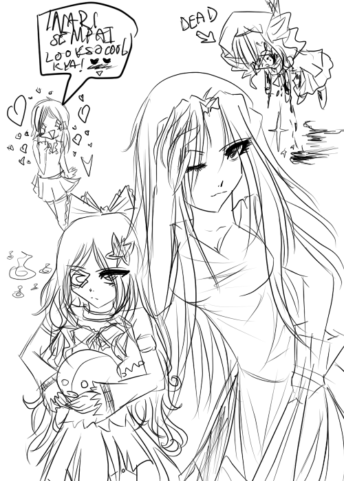 Team Work Inari Lucia Lineart