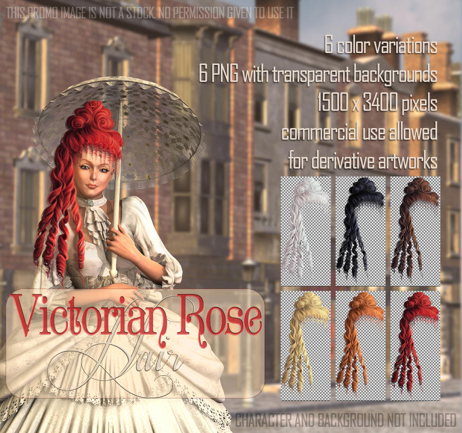 Victorian Rose HAIR